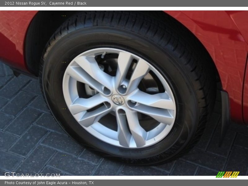 Cayenne Red / Black 2012 Nissan Rogue SV