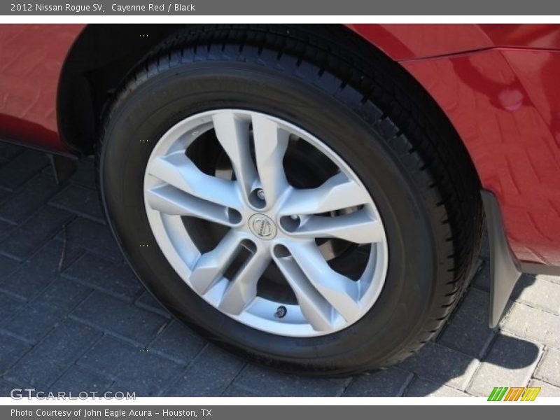 Cayenne Red / Black 2012 Nissan Rogue SV