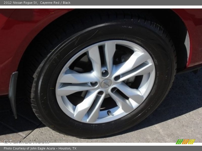 Cayenne Red / Black 2012 Nissan Rogue SV