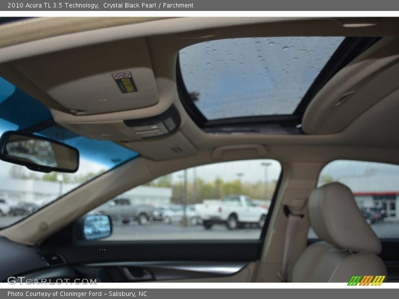 Crystal Black Pearl / Parchment 2010 Acura TL 3.5 Technology