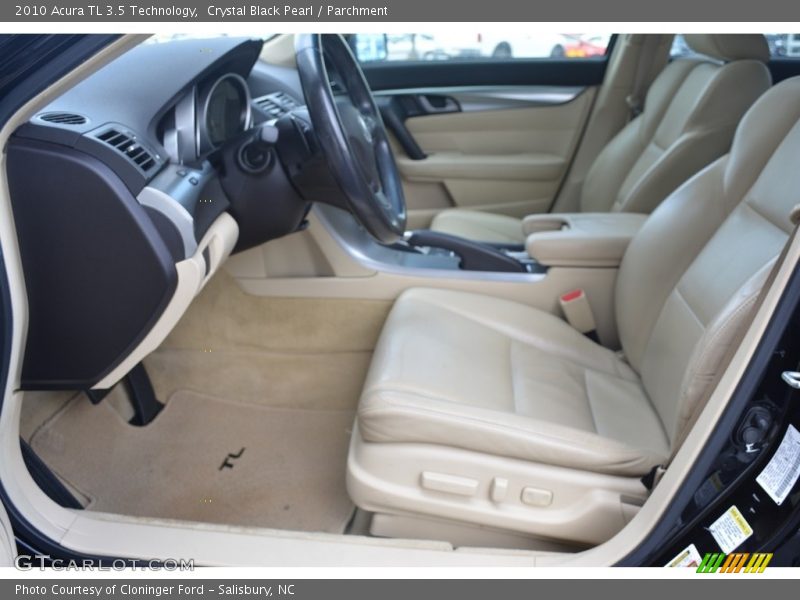Crystal Black Pearl / Parchment 2010 Acura TL 3.5 Technology