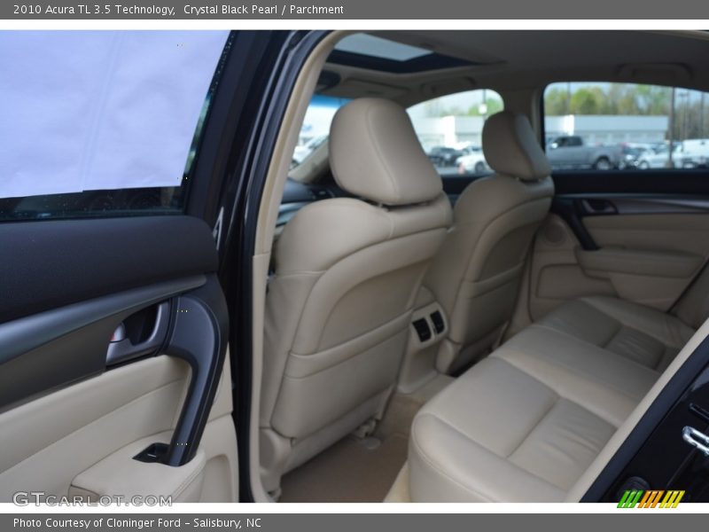 Crystal Black Pearl / Parchment 2010 Acura TL 3.5 Technology