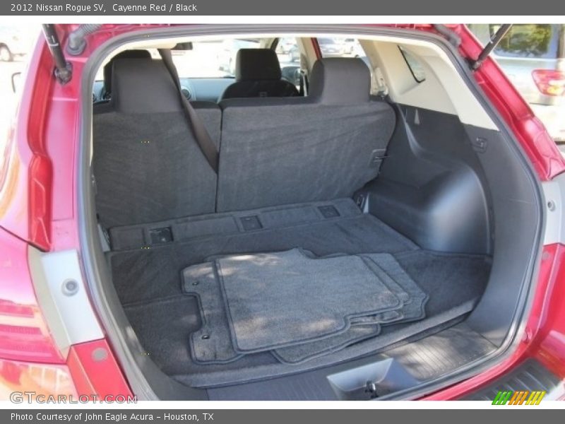 Cayenne Red / Black 2012 Nissan Rogue SV