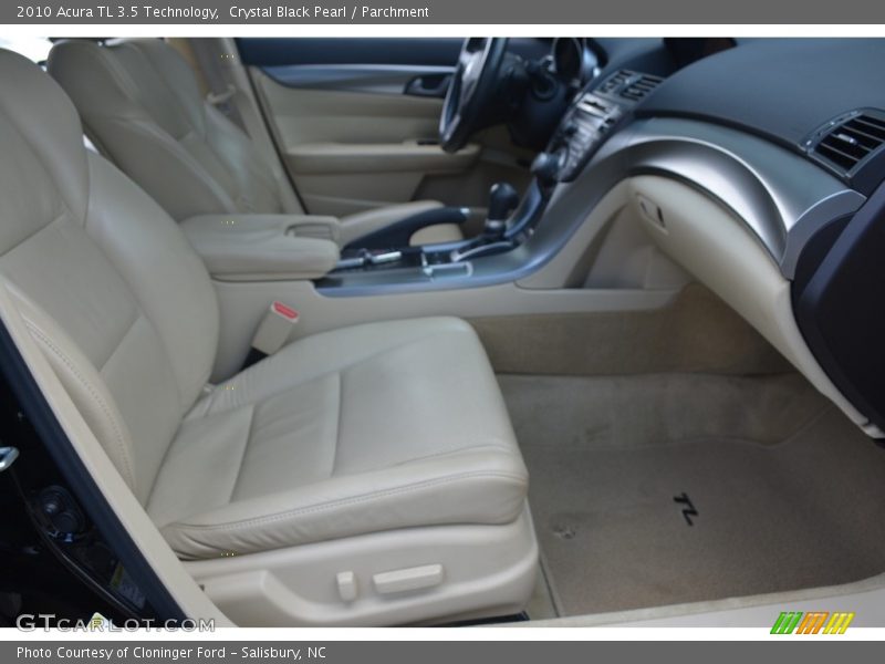 Crystal Black Pearl / Parchment 2010 Acura TL 3.5 Technology