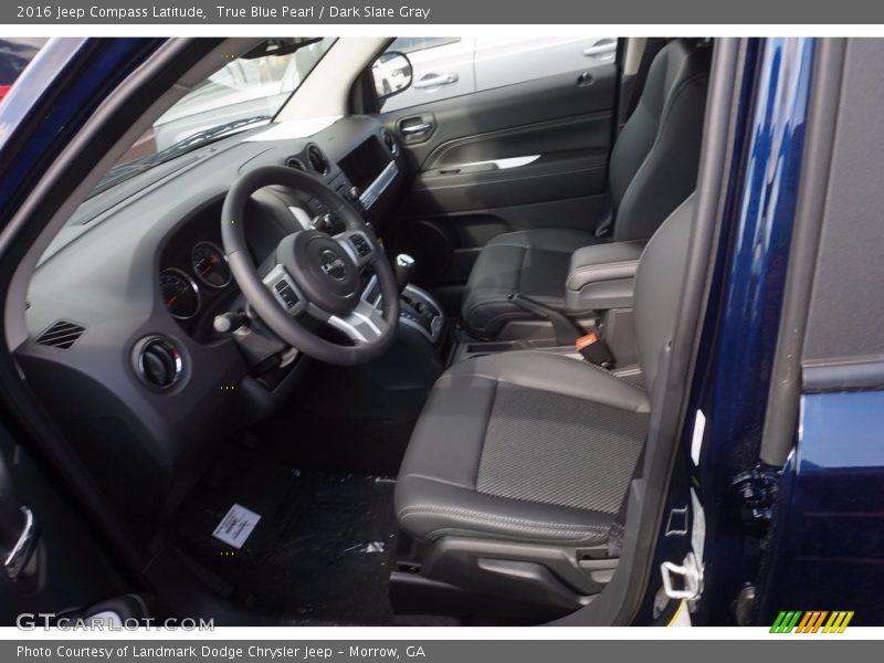 True Blue Pearl / Dark Slate Gray 2016 Jeep Compass Latitude