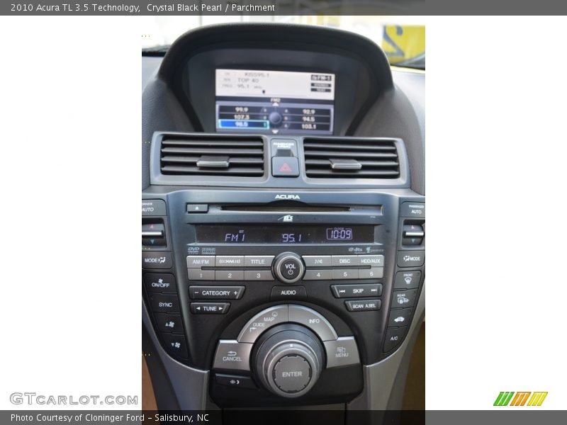 Crystal Black Pearl / Parchment 2010 Acura TL 3.5 Technology