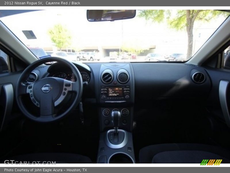 Cayenne Red / Black 2012 Nissan Rogue SV
