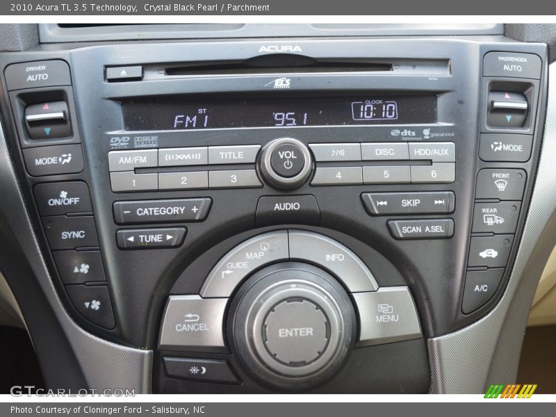Crystal Black Pearl / Parchment 2010 Acura TL 3.5 Technology
