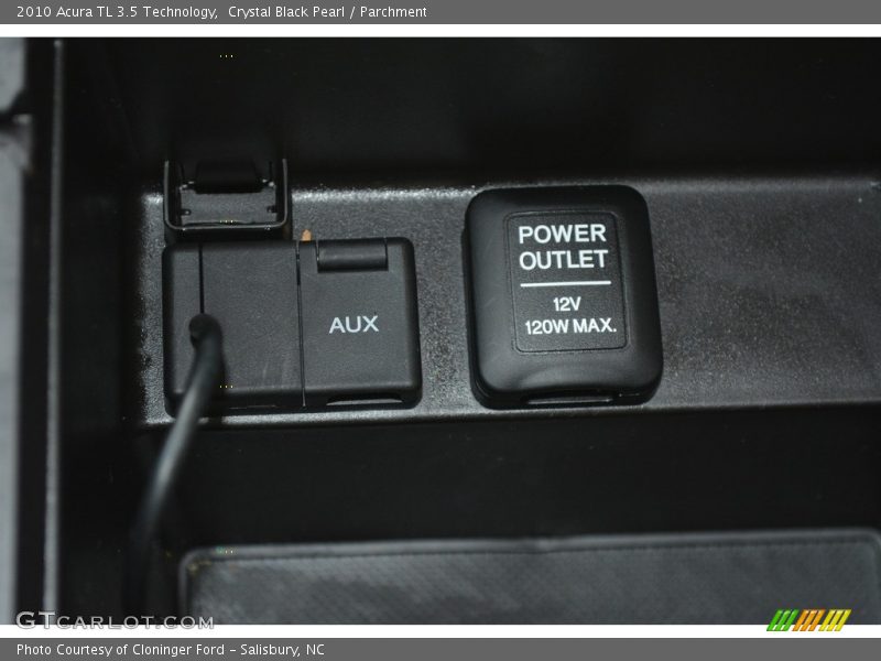 Crystal Black Pearl / Parchment 2010 Acura TL 3.5 Technology