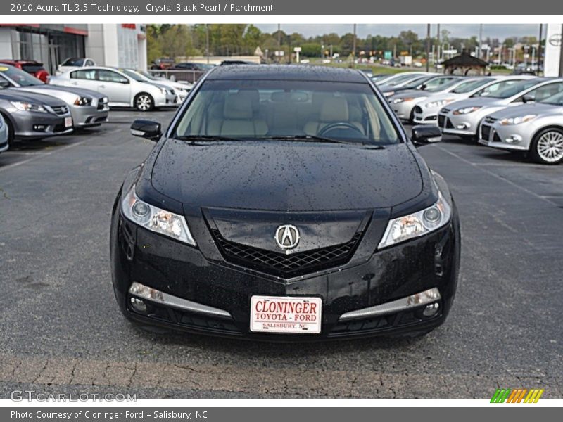 Crystal Black Pearl / Parchment 2010 Acura TL 3.5 Technology