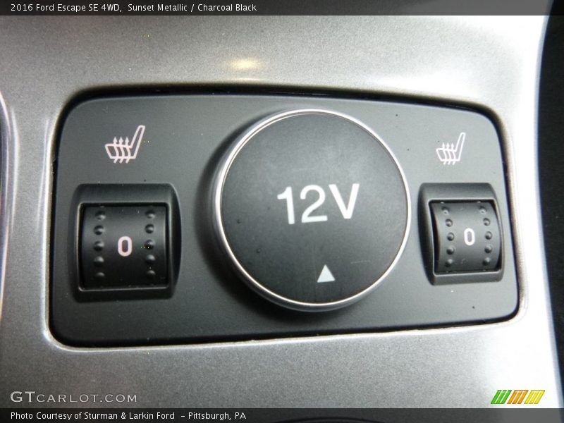 Sunset Metallic / Charcoal Black 2016 Ford Escape SE 4WD