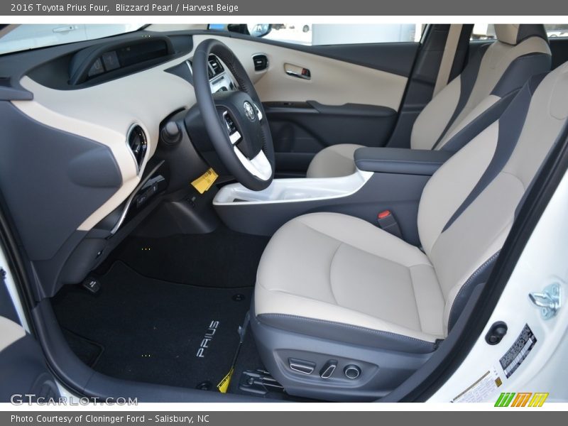 Blizzard Pearl / Harvest Beige 2016 Toyota Prius Four