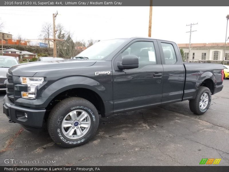  2016 F150 XL SuperCab 4x4 Lithium Gray