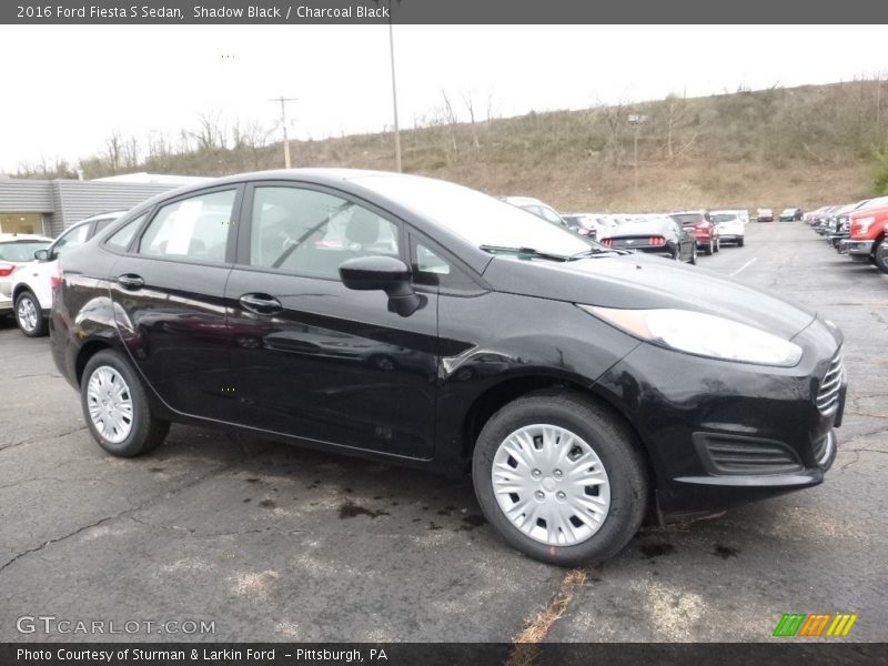 Shadow Black / Charcoal Black 2016 Ford Fiesta S Sedan