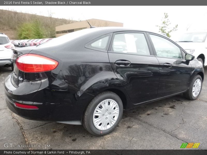 Shadow Black / Charcoal Black 2016 Ford Fiesta S Sedan