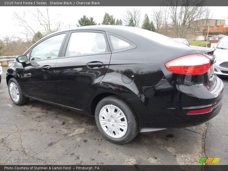 Shadow Black / Charcoal Black 2016 Ford Fiesta S Sedan