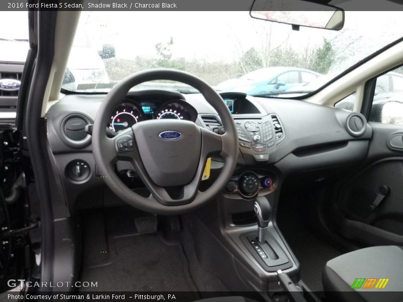 Shadow Black / Charcoal Black 2016 Ford Fiesta S Sedan