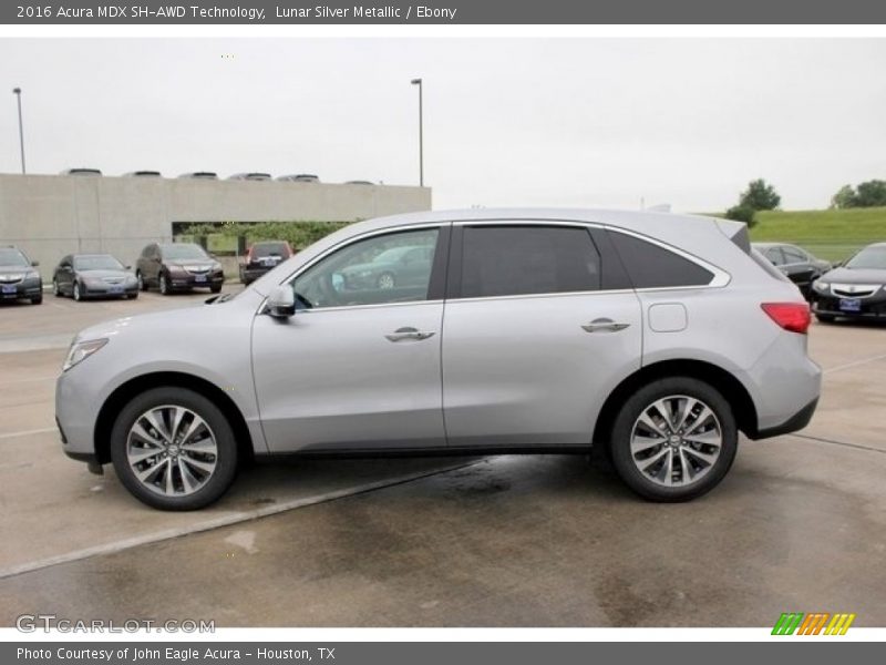 Lunar Silver Metallic / Ebony 2016 Acura MDX SH-AWD Technology