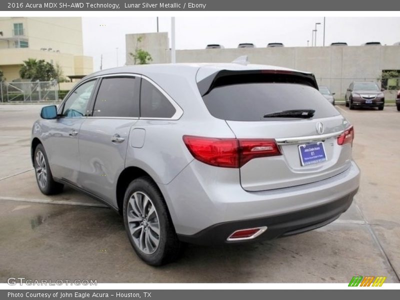 Lunar Silver Metallic / Ebony 2016 Acura MDX SH-AWD Technology