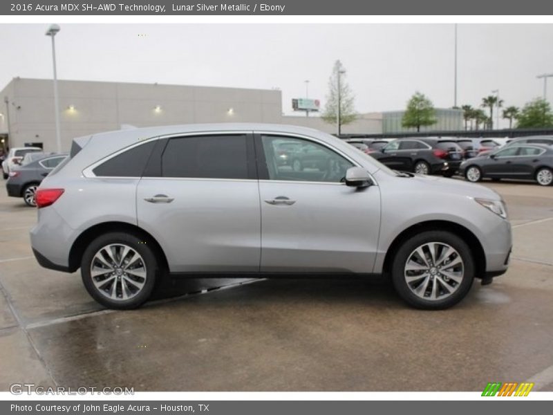 Lunar Silver Metallic / Ebony 2016 Acura MDX SH-AWD Technology