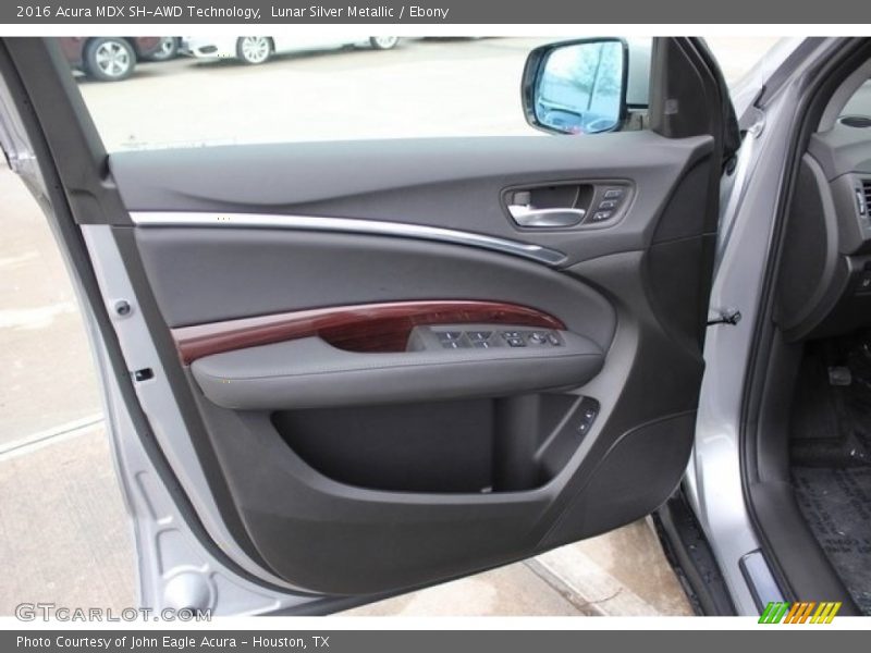 Lunar Silver Metallic / Ebony 2016 Acura MDX SH-AWD Technology