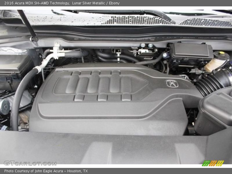Lunar Silver Metallic / Ebony 2016 Acura MDX SH-AWD Technology