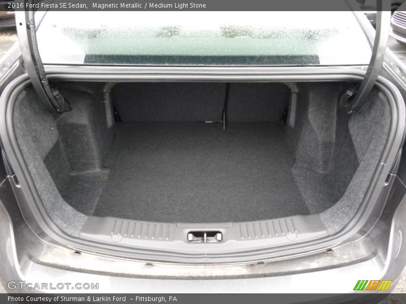 Magnetic Metallic / Medium Light Stone 2016 Ford Fiesta SE Sedan