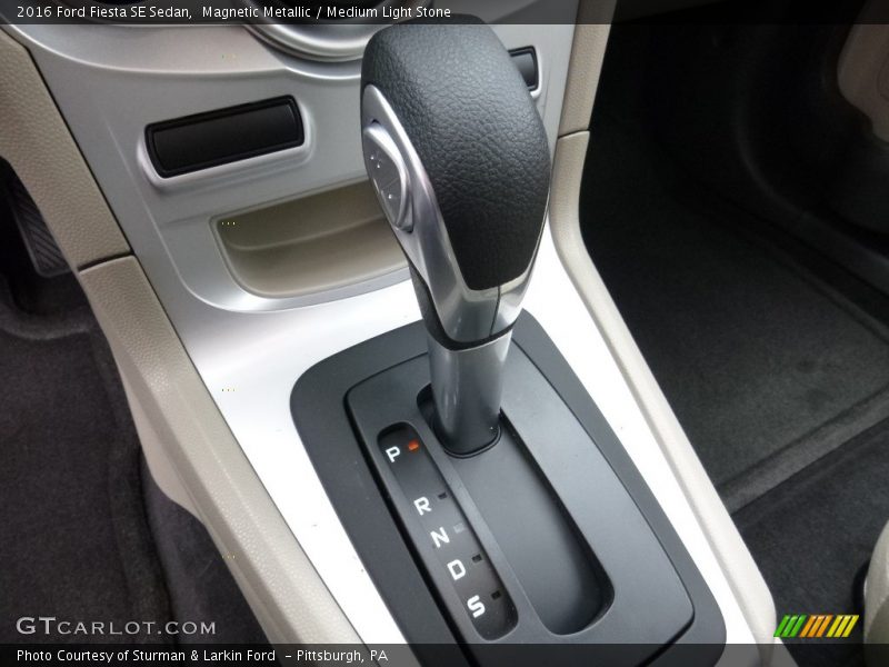 Magnetic Metallic / Medium Light Stone 2016 Ford Fiesta SE Sedan