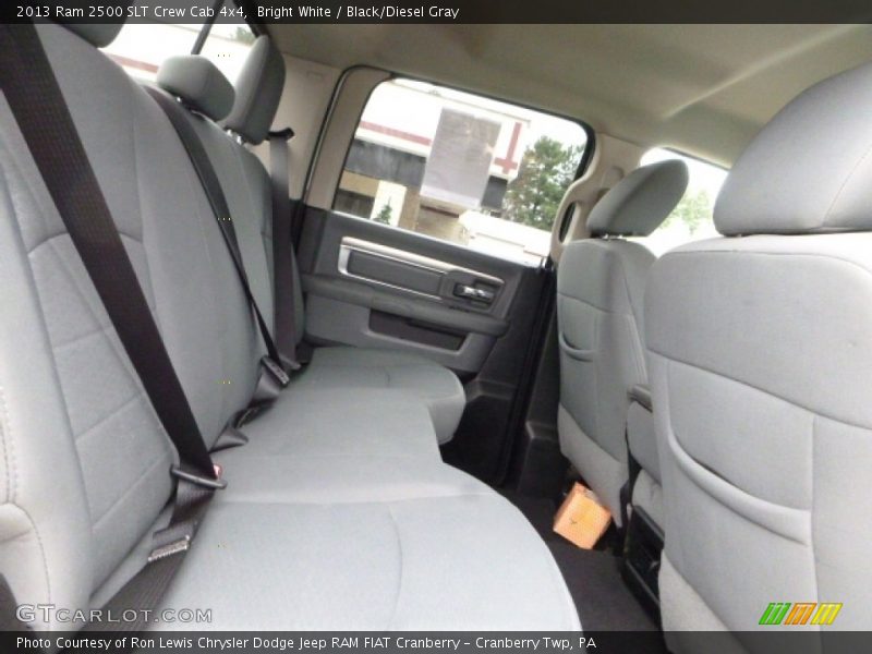 Bright White / Black/Diesel Gray 2013 Ram 2500 SLT Crew Cab 4x4