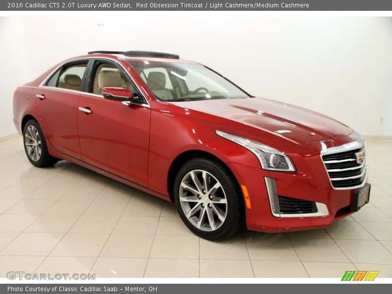 Front 3/4 View of 2016 CTS 2.0T Luxury AWD Sedan