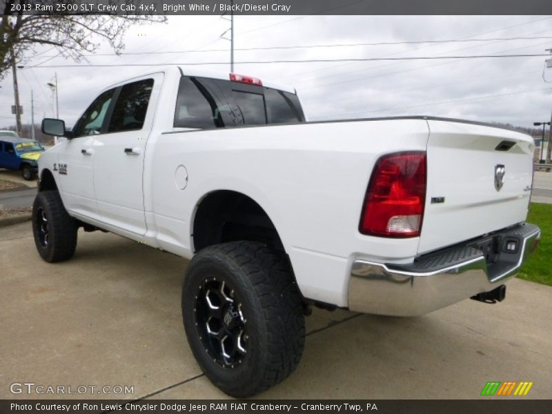 Bright White / Black/Diesel Gray 2013 Ram 2500 SLT Crew Cab 4x4