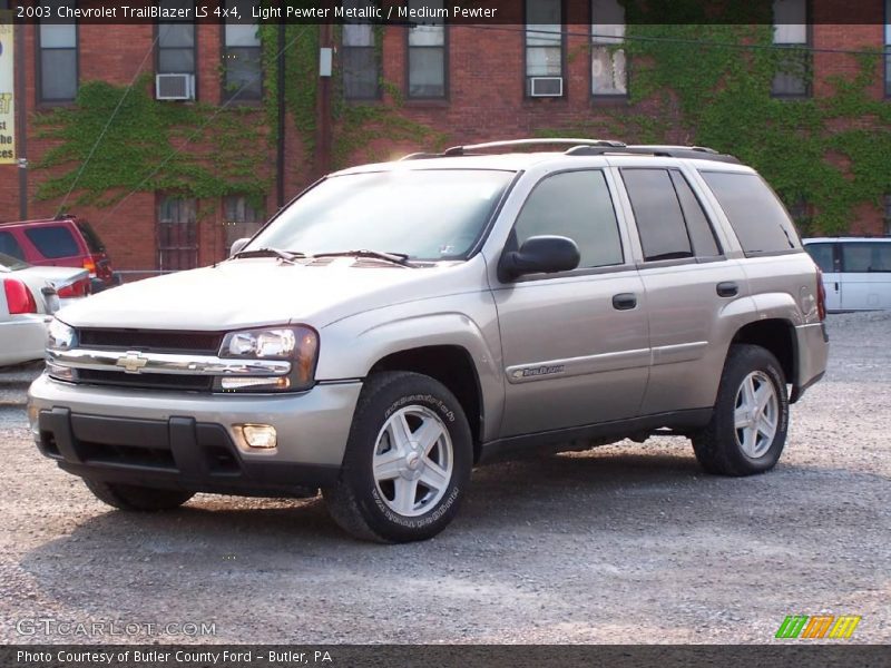 Light Pewter Metallic / Medium Pewter 2003 Chevrolet TrailBlazer LS 4x4