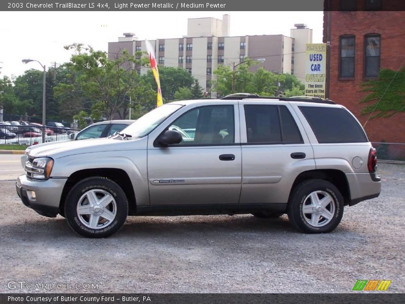 Light Pewter Metallic / Medium Pewter 2003 Chevrolet TrailBlazer LS 4x4