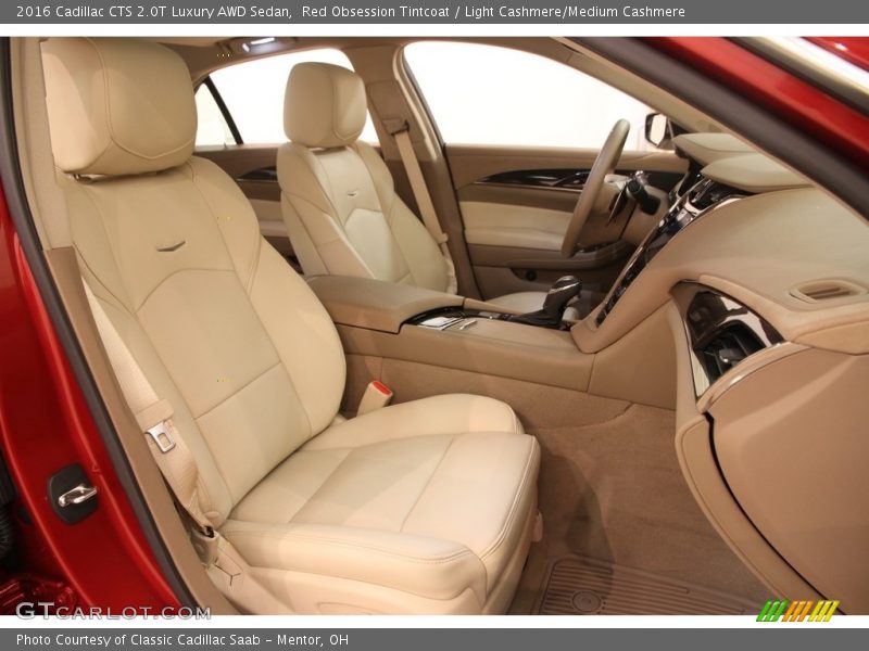 Red Obsession Tintcoat / Light Cashmere/Medium Cashmere 2016 Cadillac CTS 2.0T Luxury AWD Sedan