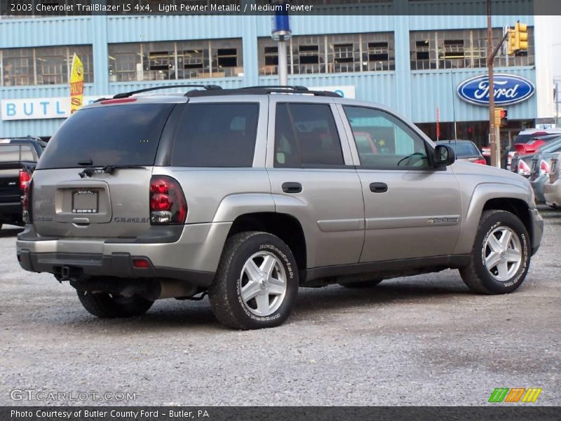 Light Pewter Metallic / Medium Pewter 2003 Chevrolet TrailBlazer LS 4x4