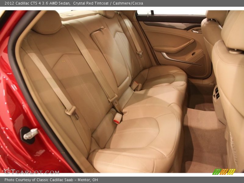 Crystal Red Tintcoat / Cashmere/Cocoa 2012 Cadillac CTS 4 3.6 AWD Sedan