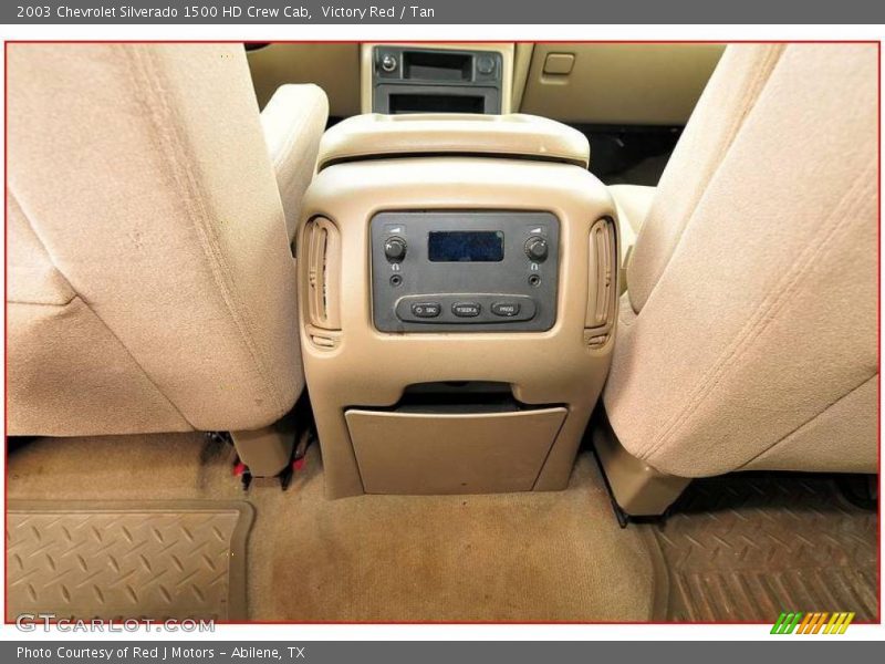 Victory Red / Tan 2003 Chevrolet Silverado 1500 HD Crew Cab