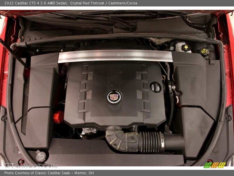 Crystal Red Tintcoat / Cashmere/Cocoa 2012 Cadillac CTS 4 3.6 AWD Sedan