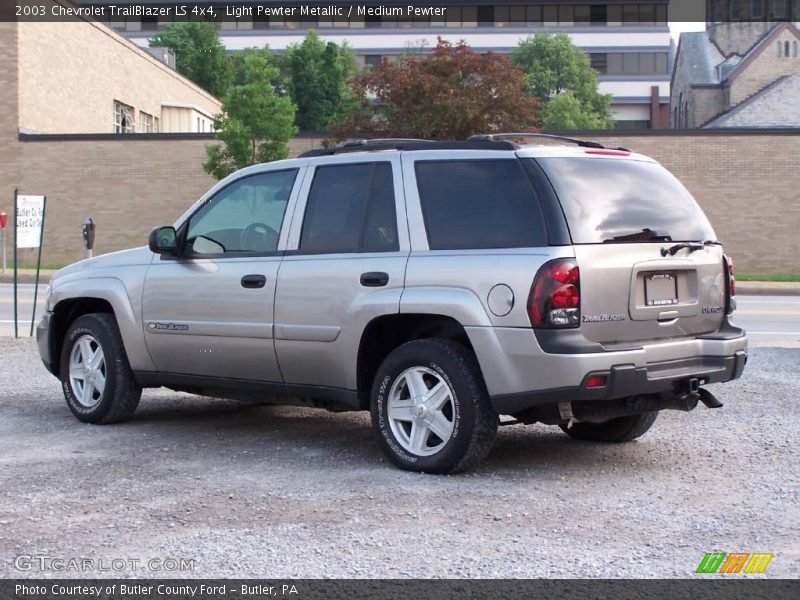 Light Pewter Metallic / Medium Pewter 2003 Chevrolet TrailBlazer LS 4x4