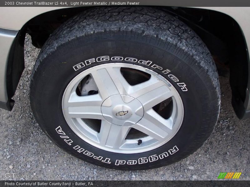 Light Pewter Metallic / Medium Pewter 2003 Chevrolet TrailBlazer LS 4x4