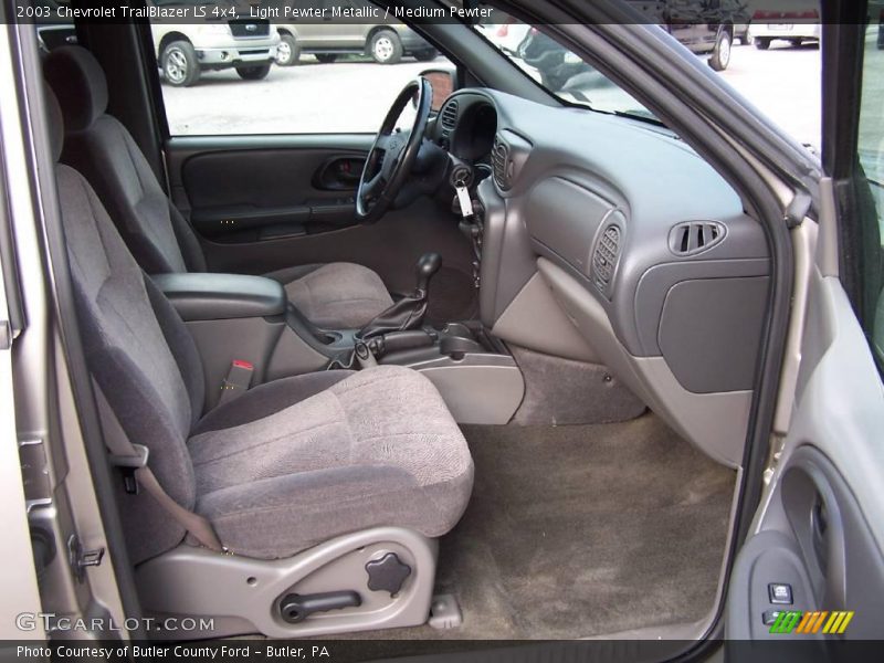 Light Pewter Metallic / Medium Pewter 2003 Chevrolet TrailBlazer LS 4x4