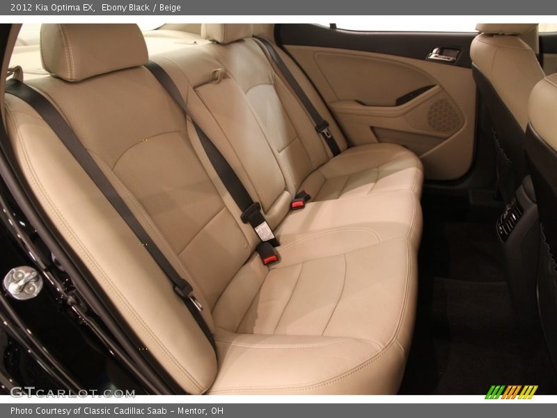 Ebony Black / Beige 2012 Kia Optima EX
