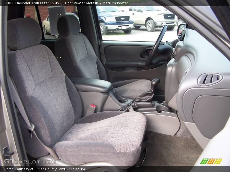 Light Pewter Metallic / Medium Pewter 2003 Chevrolet TrailBlazer LS 4x4