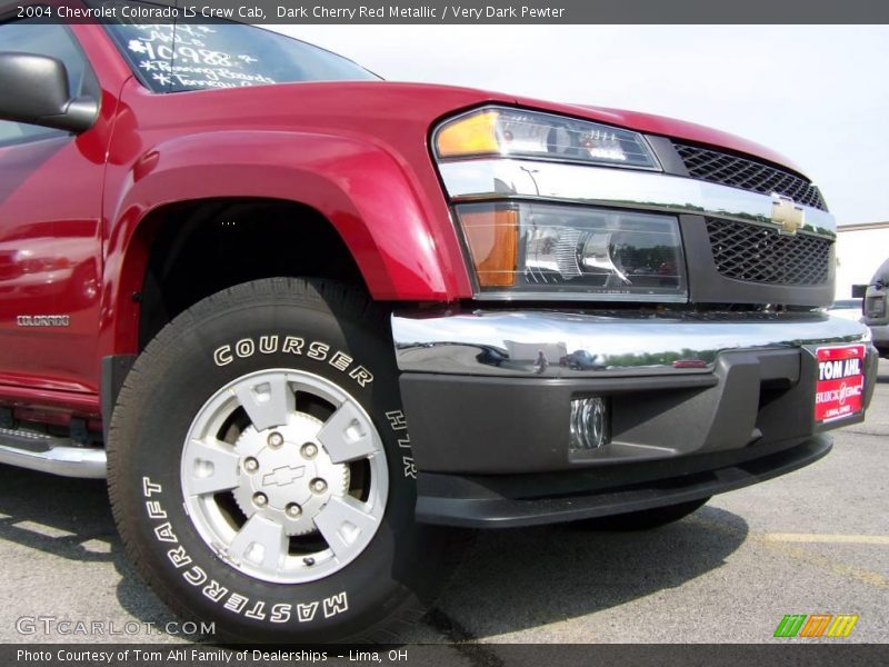 Dark Cherry Red Metallic / Very Dark Pewter 2004 Chevrolet Colorado LS Crew Cab