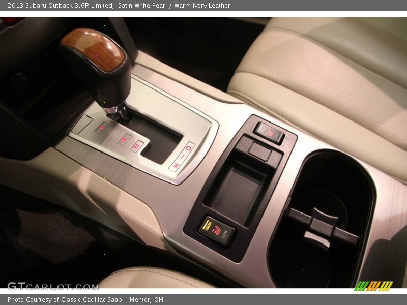 Satin White Pearl / Warm Ivory Leather 2013 Subaru Outback 3.6R Limited
