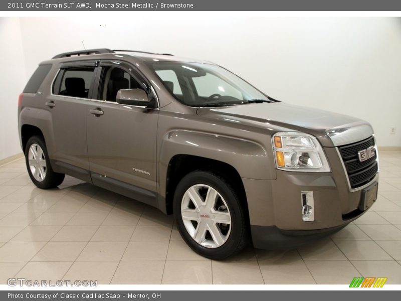 Mocha Steel Metallic / Brownstone 2011 GMC Terrain SLT AWD
