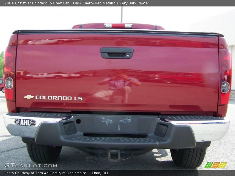 Dark Cherry Red Metallic / Very Dark Pewter 2004 Chevrolet Colorado LS Crew Cab