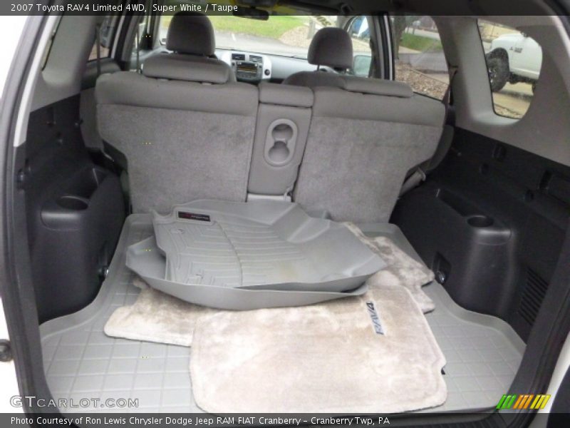 Super White / Taupe 2007 Toyota RAV4 Limited 4WD