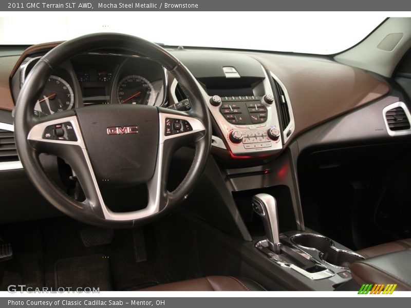 Mocha Steel Metallic / Brownstone 2011 GMC Terrain SLT AWD