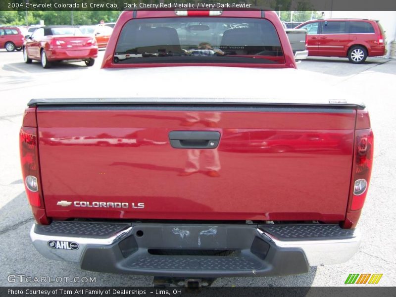 Dark Cherry Red Metallic / Very Dark Pewter 2004 Chevrolet Colorado LS Crew Cab